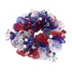 thumbnail image 2 of Adornos colgantes para la puerta con corona del Día de la Independencia, anillo de vela de plástico azul artificial 9,84 pulgadas, decoración de pared de portavelas navideñas, acento festivo en la, 2 of 6
