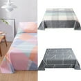 thumbnail image 2 of KCAHPAN Single Bed Sheet Colorful Washed Cotton Comfortable Wrinkles Proof Bedding Sheet Long Use for Home Guest Room Use, 2 of 16