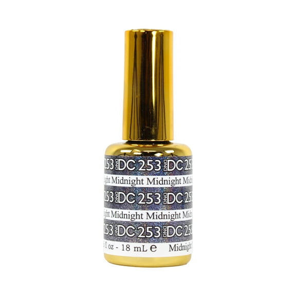 DND - DC UV/LED Soak Off Mermaid Glitters Gel Color - 253 Midnight