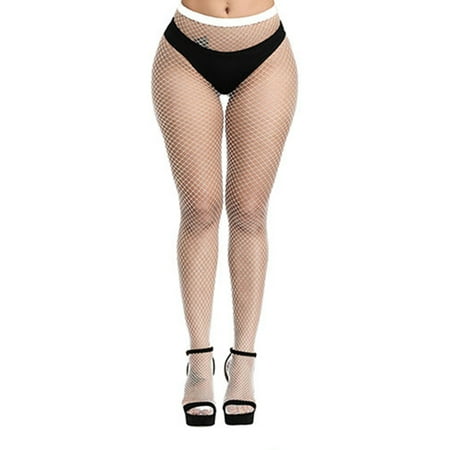 

Rumida Women\ s High Waisted Fishnet Tights Stockings Sexy Hollow Out Thigh High Stockings Fashion Pantyhose