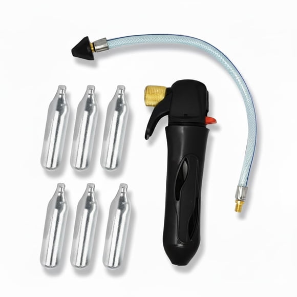 Gallo Nettoyant pour Conduites de Drain d'AC avec 6 Cartouches de CO2 pour Conduites de Condensat, Trousse Portable de Nettoyage de Drain de Climatiseur CVC, Débouche les Conduites de Drain Obstruées