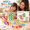 50PCs With Balls And Tubes, variant on Magnetic Blocks With Balls And Tubes Set,Portable Magnet Building Toys for Travel,STEM Educational Construction Building STEM & Montessori,Christmas & Birthday Stocking Stuffer Gifts for Boys & Girls