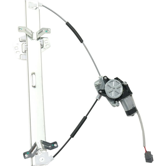 Window Regulator Compatible For 2003-2007 Honda Accord Front, Right Passenger Sedan Power With Motor