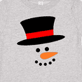 thumbnail image 4 of Inktastic Snowman with Top Hat and Carrot Nose Boys or Girls Baby T-Shirt, 4 of 5