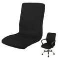 thumbnail image 2 of BinKFF Swivel Armrest Curved Back Cover, Office Chair Covers Set Computer Protective Stretchable Chair Seat Covers Desk Armrest Slipcovers Pads Office Cushion Backrest for Rotating, 2 of 7
