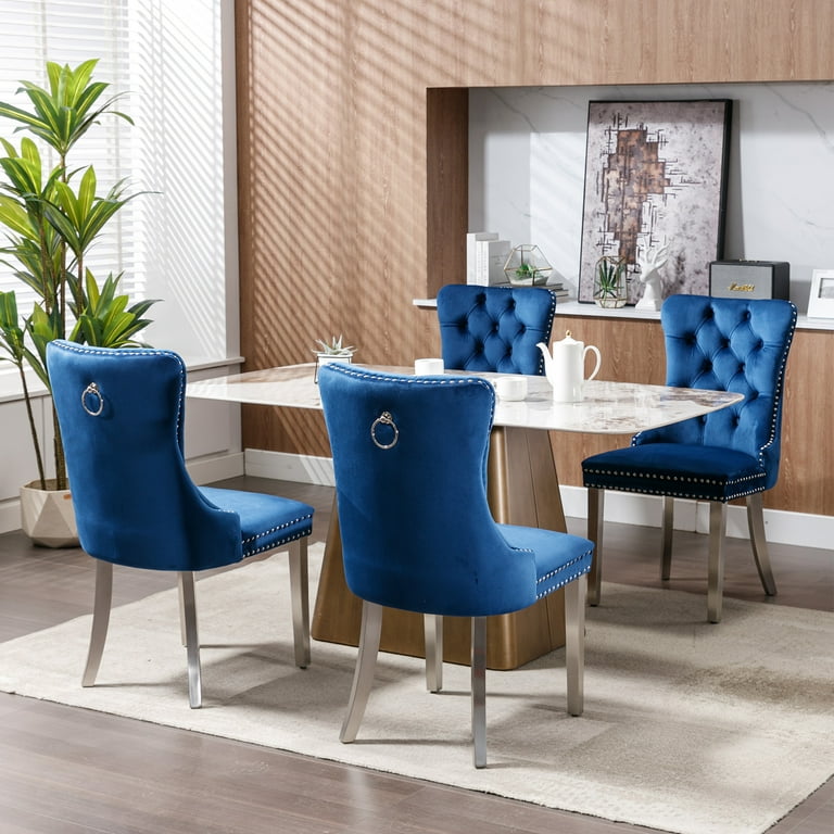 Navy knocker chairs discount