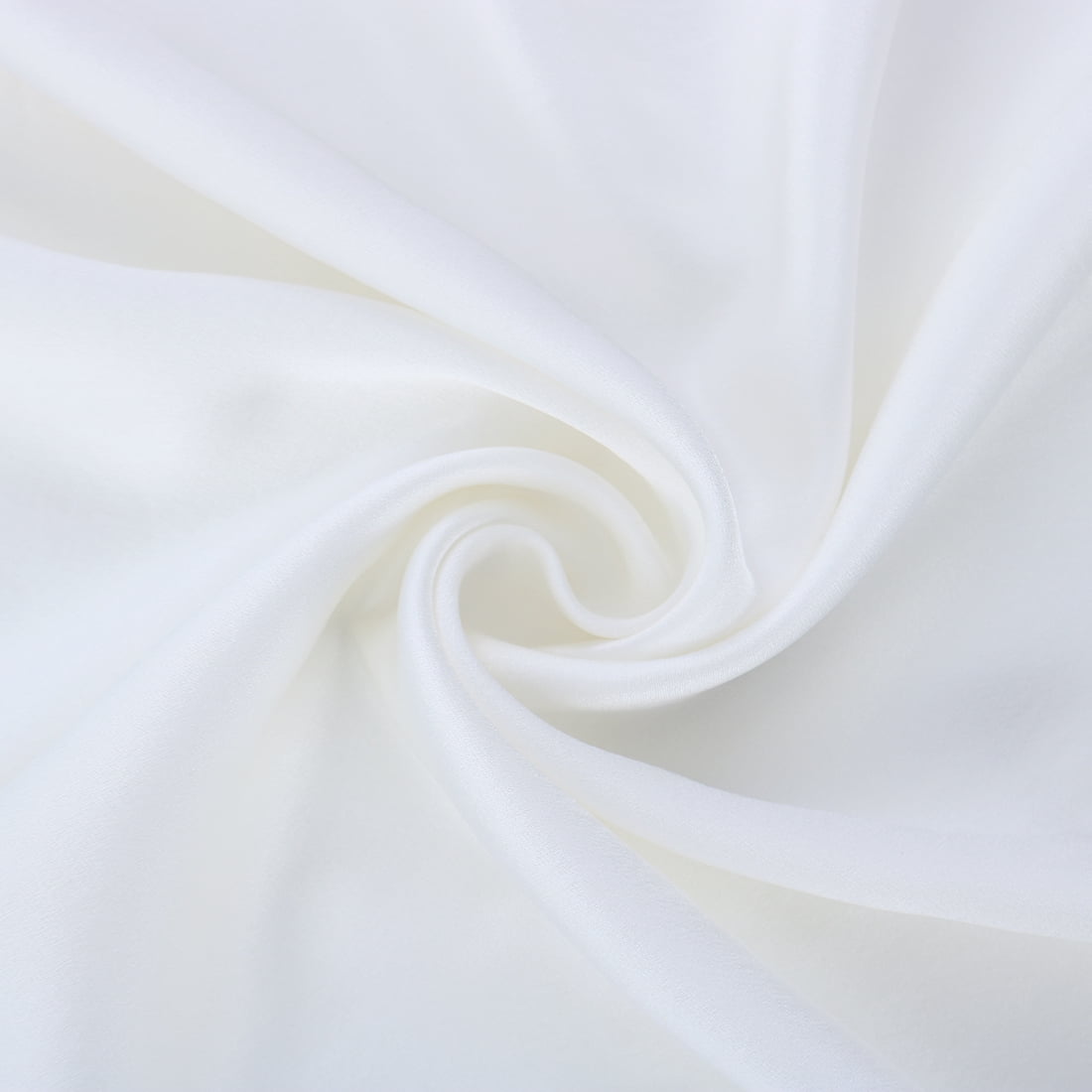 Unique Bargains 1 Piece 100% Silk Pillowcase Cream Queen