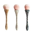 thumbnail image 2 of Brocha de maquillaje en polvo suelto de cintura pequeña con incrustaciones de diamantes, brocha de rubor de copa única de gran tamaño, para trabajadores de belleza, 2 of 4