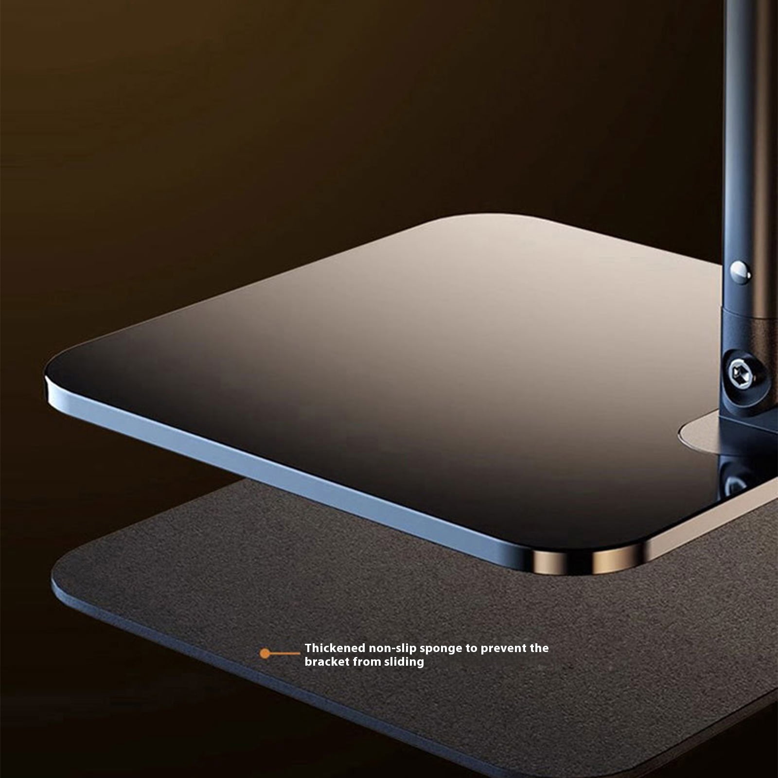 Metal Desk Holder Stand for Live Streaming Meetings Adjustable Desktop Tablet Holder Phone Stand