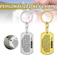 thumbnail image 3 of Misterolina To My Grandson Keychain Stainless Steel Keychain Key Chain KeyringsA, 3 of 7