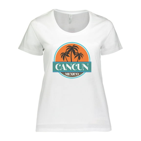 Inktastic Cancun Mexico Vacation Trip Women's Plus Size T-Shirt