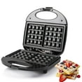 thumbnail image 3 of Waffle Maker,Waffle Baking Machine,Non-Stick Rotatable Waffl-e Baker Machine,110V Dual Waffl-e Machines for Double Baking, Stainless Steel Waffle Maker for Restaurant, 3 of 8