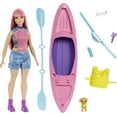 thumbnail image 6 of Barbie It Takes Two Daisy Doll & Kayak Set, Curvy Doll with Pink Hair, Puppy & Themed Accessories, 6 of 7
