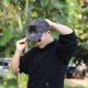 thumbnail image 4 of Gorra de béisbol ajustable con pegatina Sombrero de protección solar contra el viento (Python Black) Likrtyny Para estrenar, 4 of 9