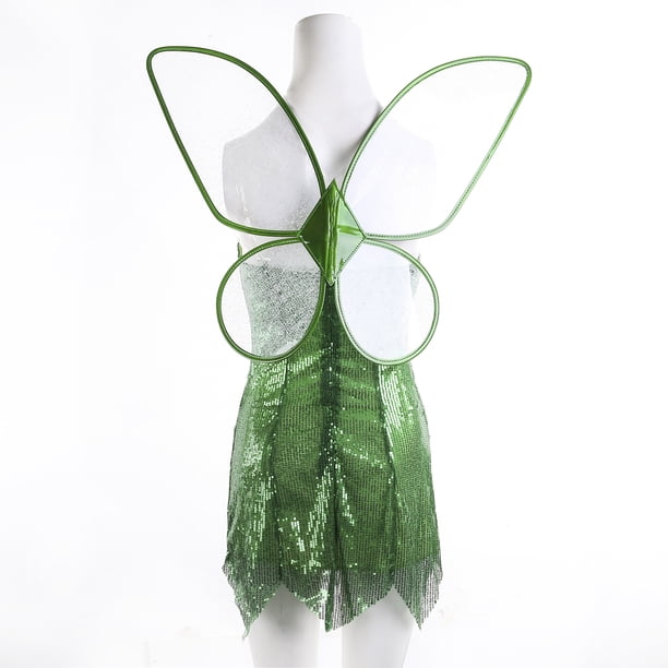 Gupgi Women Halloween Forest Fairy Costume MIni Sequin Dress With Wings - Walmart.ca Gupgi Women Halloween Forest Fairy Costume MIni Sequin Dress With Wings - Walmart.ca