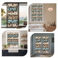 thumbnail image 7 of Dog Paws Window Privacy Film Blue Brown Wood Grain Vintage Decorative Glass Window Film UV Blocking Static Cling Non-Adhesive Sticker Covering for Home Door 29.5 x 118 inches, 7 of 7