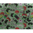 thumbnail image 5 of oneOone Georgette Viscose Mint Green Fabric Video Game Quilting Supplies Print Sewing Fabric By The Yard 42 Inch Wide, 5 of 6