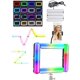 thumbnail image 2 of Selfie Ring Light With Stand & 1 Phone Holder, RGB Phone Light Clip LED And Camera Ringlight With More Colors Modes And Dimmable, Color Changing Ambi, 2 of 5
