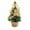 Gold, variant on Christmas Ornaments 2025,Tabletop Christmas Tree with Ornaments, Artificial Christmas Tree for Home Office Indoor Bedroom Holiday Decorations, Decorated with Balls,Bows and Pine Cones (1PC-Gold)