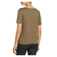 thumbnail image 2 of KENNETH COLE Womens Green Short Sleeve V Neck Top S, 2 of 2