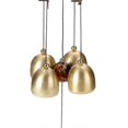 thumbnail image 3 of Antique Bronze Eiffel Tower With Bell Wind Chime, 3 of 5