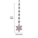 thumbnail image 3 of 6pcs Snowflake Acrylic Crystal Icicle Water Drop Pendant, Christmas Hanging Decorations, Elegant Acrylic Snowflake Water Drop Pendants, for Home Office Bedroom, Festive Holiday Wall Decor, Acrylic, 3 of 8