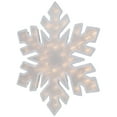 thumbnail image 5 of Northlight Lighted Snowflake Christmas Window Decoration - 20" - Clear Lights, 5 of 9