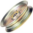 thumbnail image 2 of 14242 Flat Idler Pulley Compatible with John Deere Mower Deck Replaces AM135526., 2 of 2