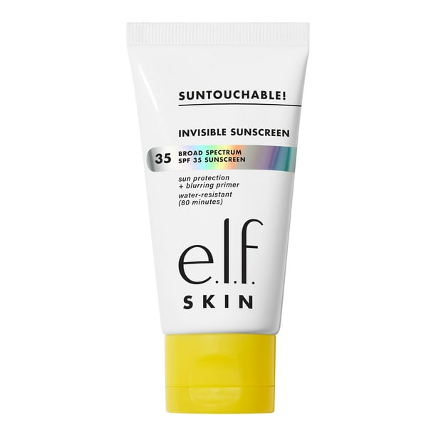 Protector solar e.l.f. SKIN Suntouchable Invisible SPF 35 a base de gel