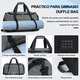 thumbnail image 4 of Maleta Deportiva Bloosom  Bolsa Gym Viaje Mochila Fitness Hombre 40l Gris, 4 of 4