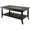 thumbnail image 1 of Rectanuglar Coffee Table with Glass Top and Shelf, 1 of 7