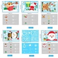 thumbnail image 4 of Ventanas De Navidad Copos De Nieve A Prueba De Agua Santa Muñeco De Nieve Pegatinas Estáticas De Pvc Decoración Navideña Para Espejos Azulejos Y Refrigeradores sonducket HA043968-03, 4 of 6