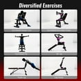 thumbnail image 4 of Topcobe Adjustable Weight Bench Strength Training Bench for Full Body Workout, Workout Bench Press Set for Home Gym Strength Training, Black, 4 of 8