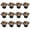 Multicolored 09, variant on 12 Pack Cabinet Knobs Square Knobs Wolf Drawers Cabinet Hardware Kitchen