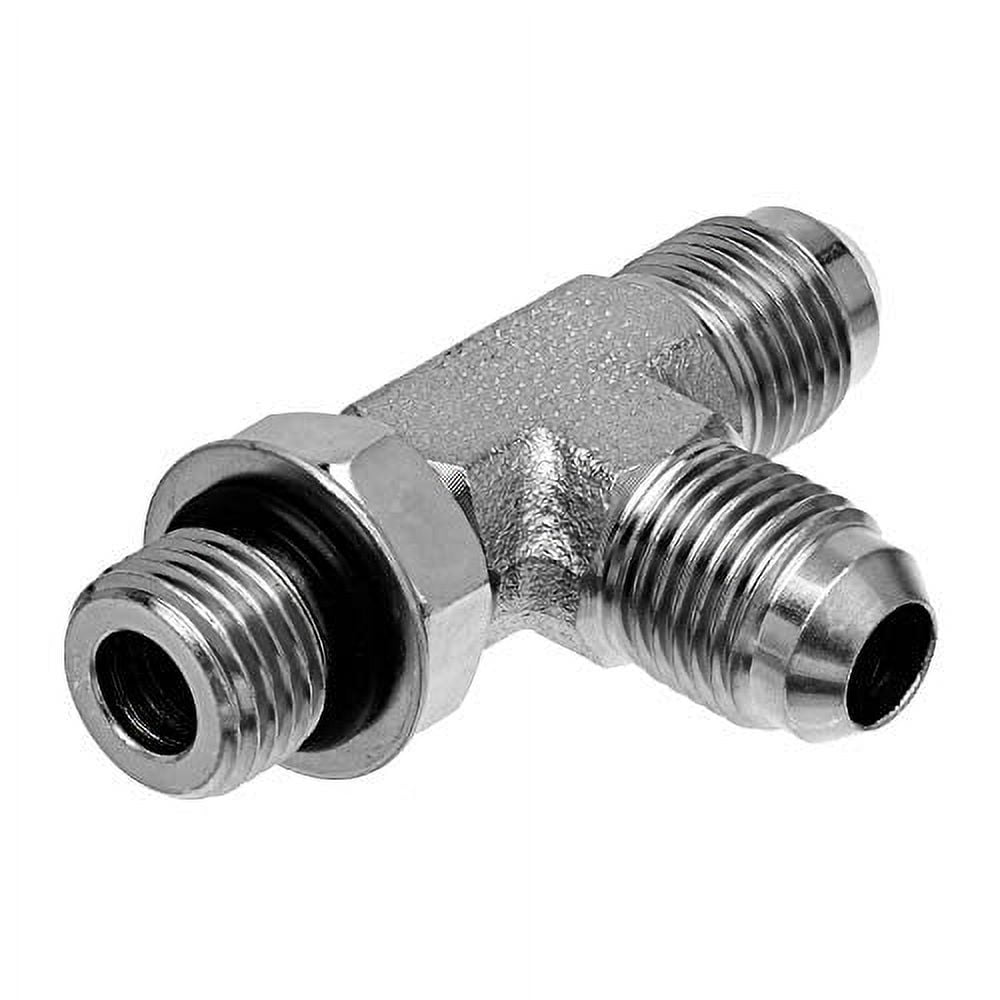 Gates Male O-Ring Boss to Male JIC 37 Flare to Male JIC 37 Flare - Tee (SAE to SAE)