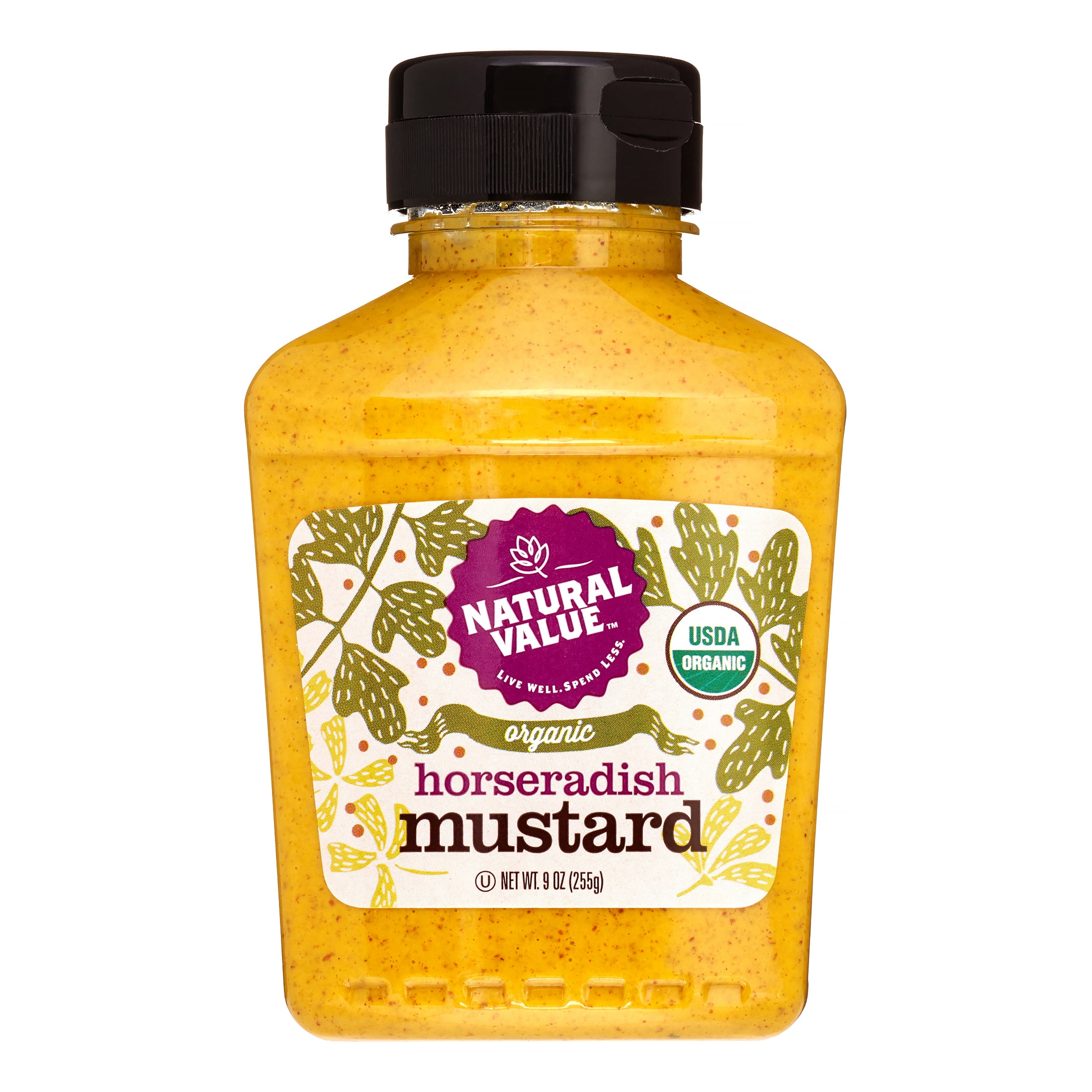 Natural Value Organic Horseradish Mustard, 9 Oz