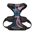 thumbnail image 3 of Bingfone Blue Lipped Pit Viper And Three Pink Roses No Pull Dog Vest Harness for Small Medium Large Dogs Strap for Puppy Walking,Training,Dog Harness-Large, 3 of 7
