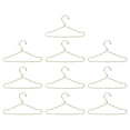 thumbnail image 2 of 10 Pcs Cintres Mini pour Vêtements de Poupée, Support de Vêtements de Poupée en Acier Inoxydable 100 mm Supports de Tenue de Robe de Poupée, Accessoires pour Poupée Bébé, Cintre Miniature, 2 of 7