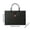 Black, variant on COM1950s Pu Leather Laptop Tote Bag 13-14 Inch, Water-Resistant Work Case with Detachable Handle, Document Organizer Portfolio for Men Women, Office Travel Essential