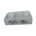 thumbnail image 4 of pitrice Farmhouse Coffee Condiment Organizer For Cups Featuring Sturdy Wood Construction For Long Term Coffee Station Organizer Single Layer, 4 of 6