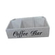 thumbnail image 3 of Organizador de estación de café de madera, elegante organizador de condimentos para té, almacenamiento de mostrador Capa única, 3 of 9