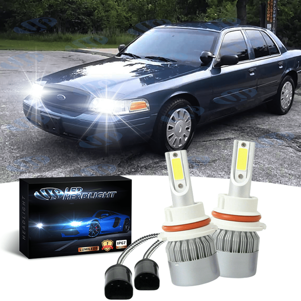 Car 9007/HB5 LED Headlight Kit Bulbs For Ford Crown Victoria 20112006