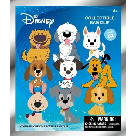3D Figural Keyring Disney Dogs Series 1 Mystery Pack (1 RANDOM Figure)