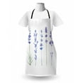 thumbnail image 3 of Lavender Apron, Watercolor Florist Art Style Herbs Fresh Rural Field Gardening Theme, Unisex Kitchen Bib with Adjustable Neck for Cooking Gardening, Adult Size, Lavender Lilac and Green, by Ambesonne, 3 of 4