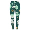 thumbnail image 3 of Shadoumai Easter Day Leggings for Women, Plus Size Leggings, Shamrock St Patricks Day Yoga Green Pants Bottoms Womens Blue, 3 of 4