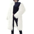 thumbnail image 2 of Ofreoo Winter Jackets for Women Faux Fur Coat with Solid V-neck,Holiday,Wedding,Party ,Christmas Clearance, 2 of 8