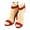 Red, variant on 1:6 Pumps Sandals 2inch Action Figures Body Accessory White
