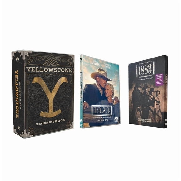 The Yellowstone Saga: Complete Series Collection | Seasons 1-5   1883 & 1923 | DVD Box Set