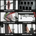 thumbnail image 6 of Snode ALL10 Smith Machine for Home Gym System, Multi-Function Power Rack with Cable Crossover System, Squat Rack with Leg Press and Advanced LAT Pull-Down Attachment, 2000LB Weight Capacity, 6 of 6