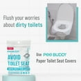 thumbnail image 6 of PeeBuddy Flushable Toilet Seat Cover - 20 Seat Covers, 6 of 9